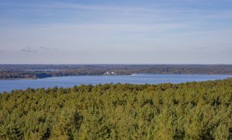 Aussicht vom Wietkiekenberg, Foto: Martin Karnbach, Lizenz: Gemeinde Schwielowsee